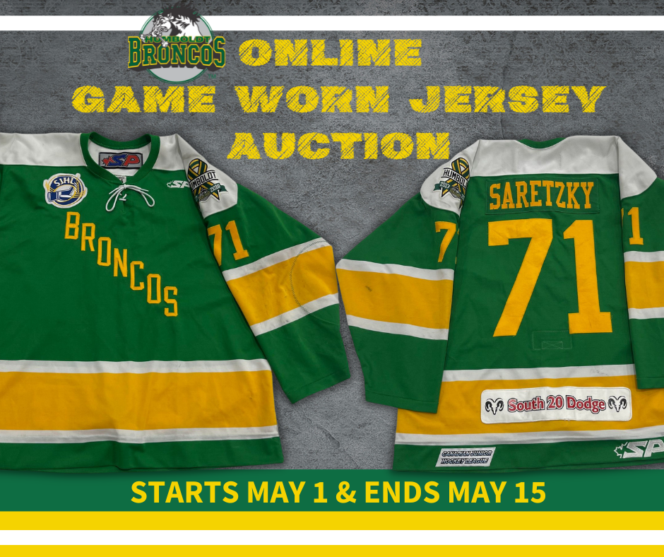 Game-worn jerseys available in auction