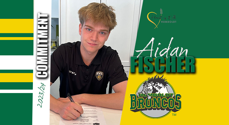 05’ Goalie Aidan Fischer commits to Broncos for 2023/24 Season