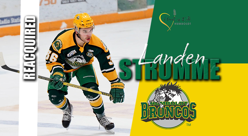 Broncos Re-Acquire 04’ SIJHL Forward of the Year, Landen Stromme