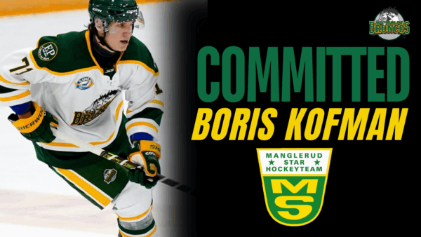 Boris Kofman Commits to Pro Hockey in Norway