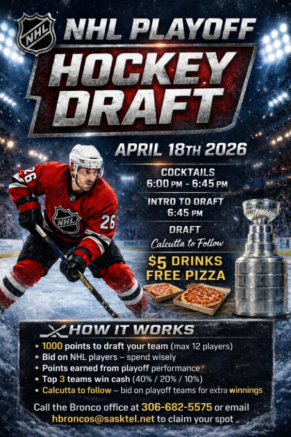 Humboldt Broncos to Host NHL Draft Fundraiser Night on April 18