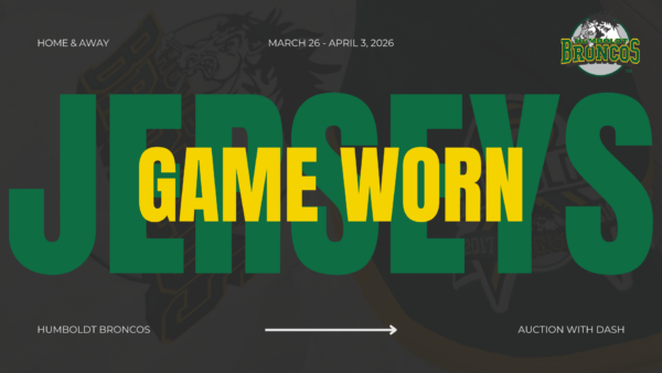 Humboldt Broncos Launch Game-Worn Jersey Auction