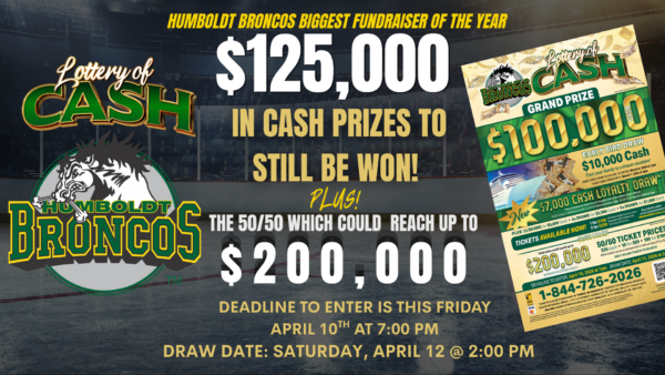 Final Call: Lottery of Cash Deadline is THIS Friday at 7 PM