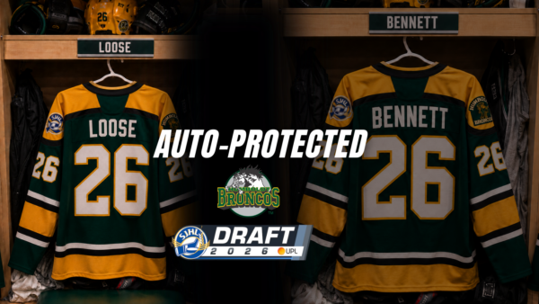 Broncos Announce Bennett and Loose as Auto-Protected Players Ahead of Today’s SJHL Draft
